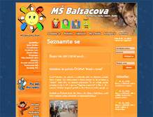 Tablet Screenshot of msbalzacova.cz